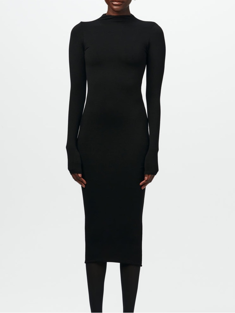 Naked Wardrobe Long Sleeve Maxi Dress